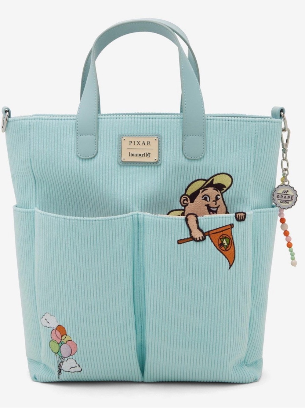 New Disney Pixar Up Russell Corduroy Tote
